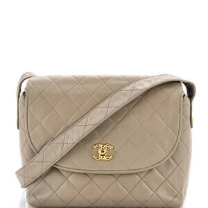 Chanel Vintage Round Flap Shoulder Bag #237484C25B